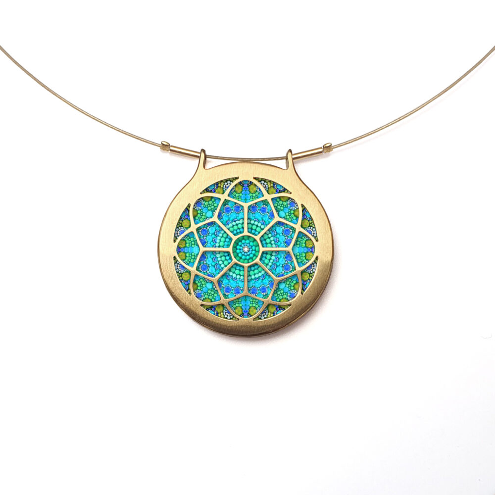 B147 (7) Green Mandala