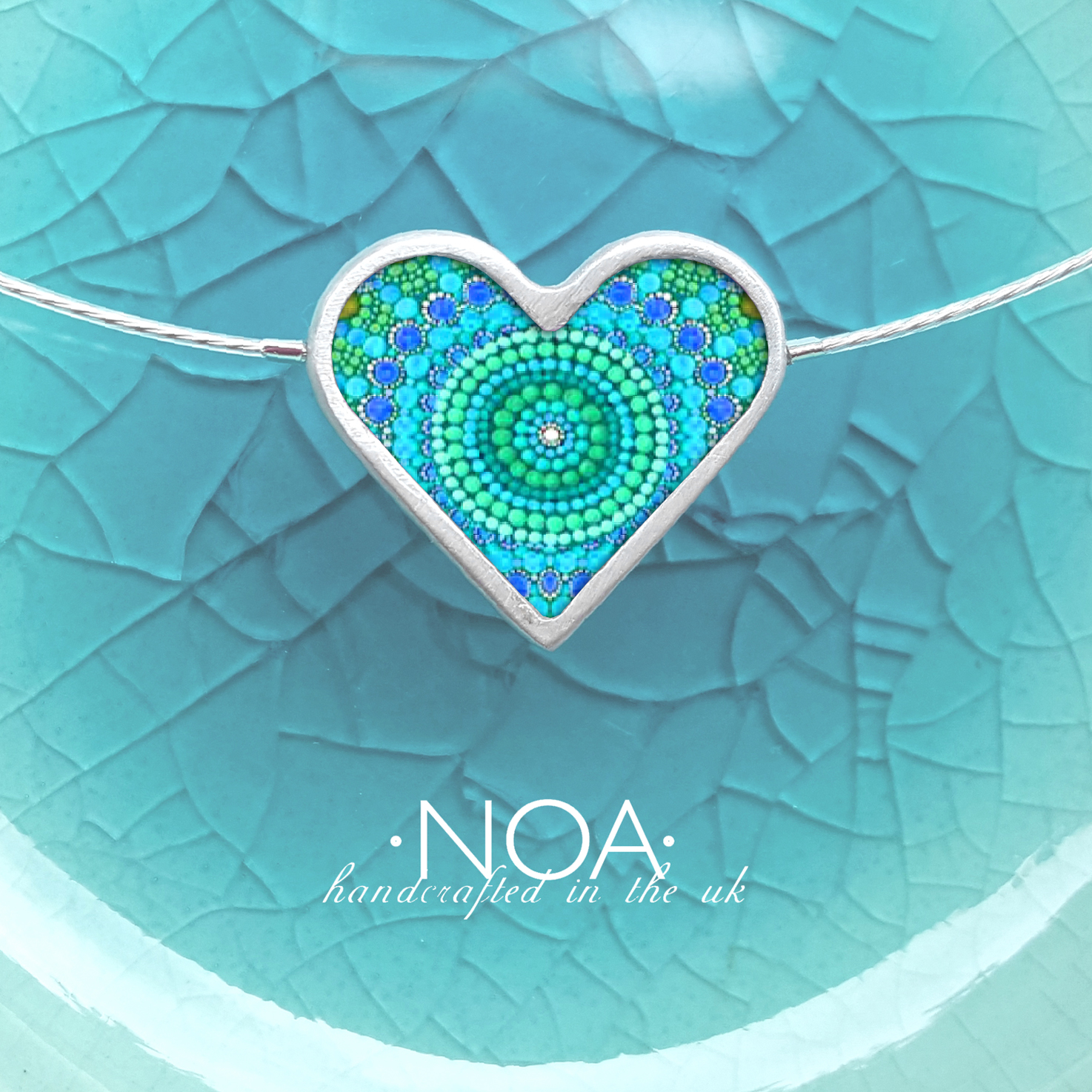 A104 (15) Turquoise Mandala