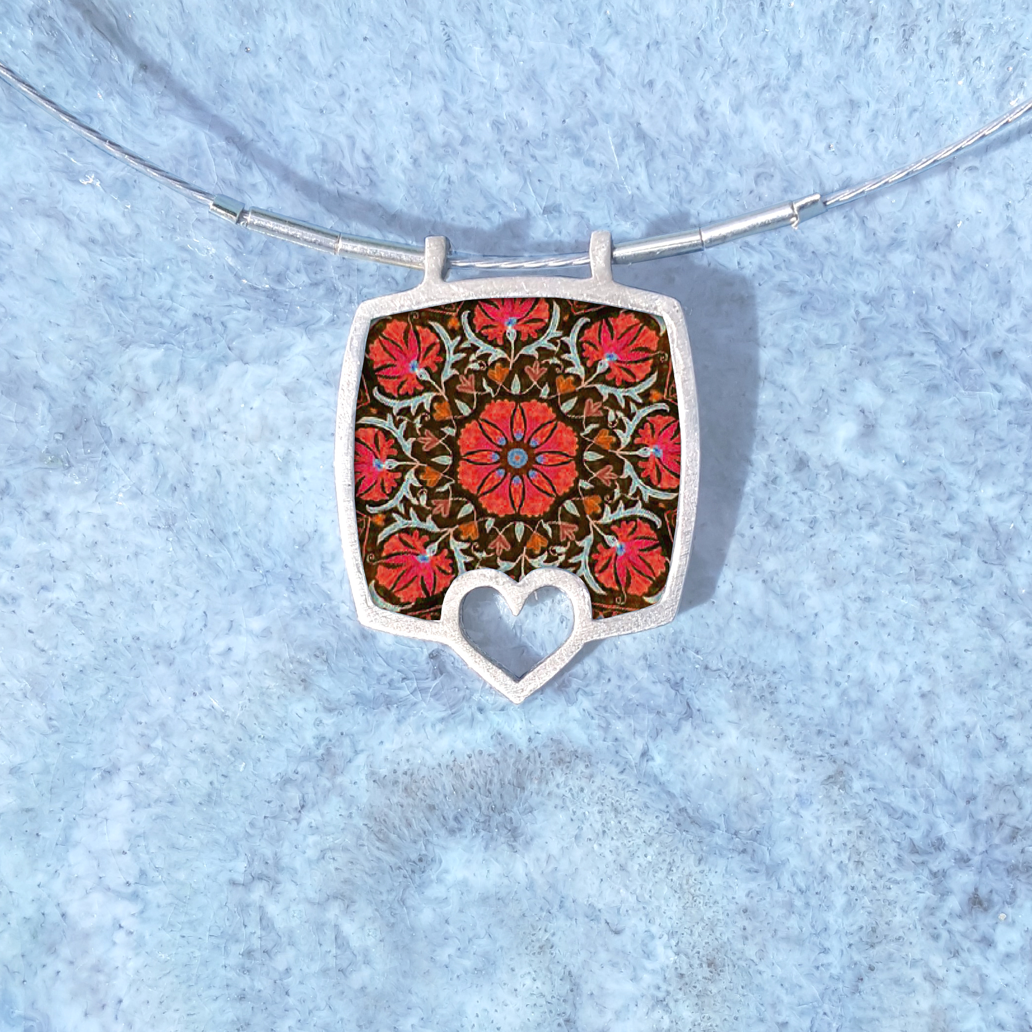 A159 (6) Red Flower