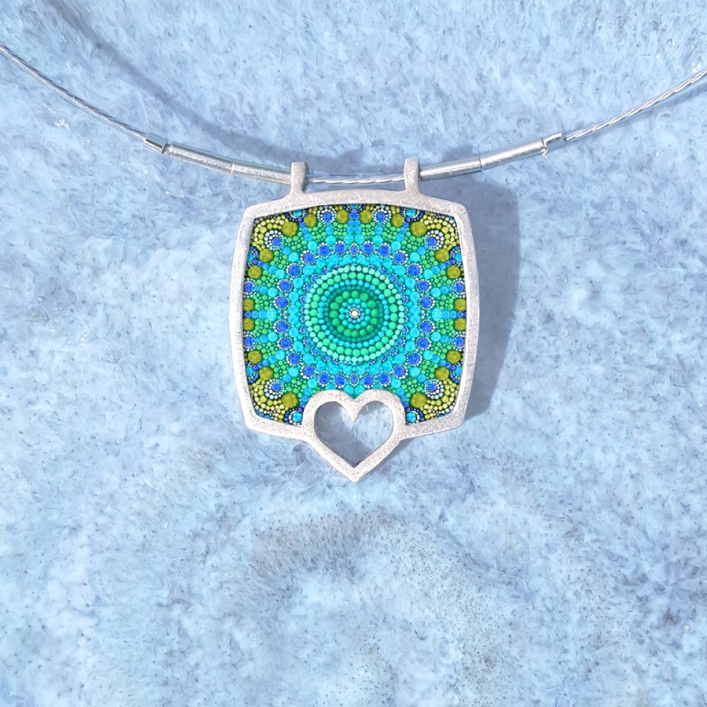 A159 (9) Green Mandala