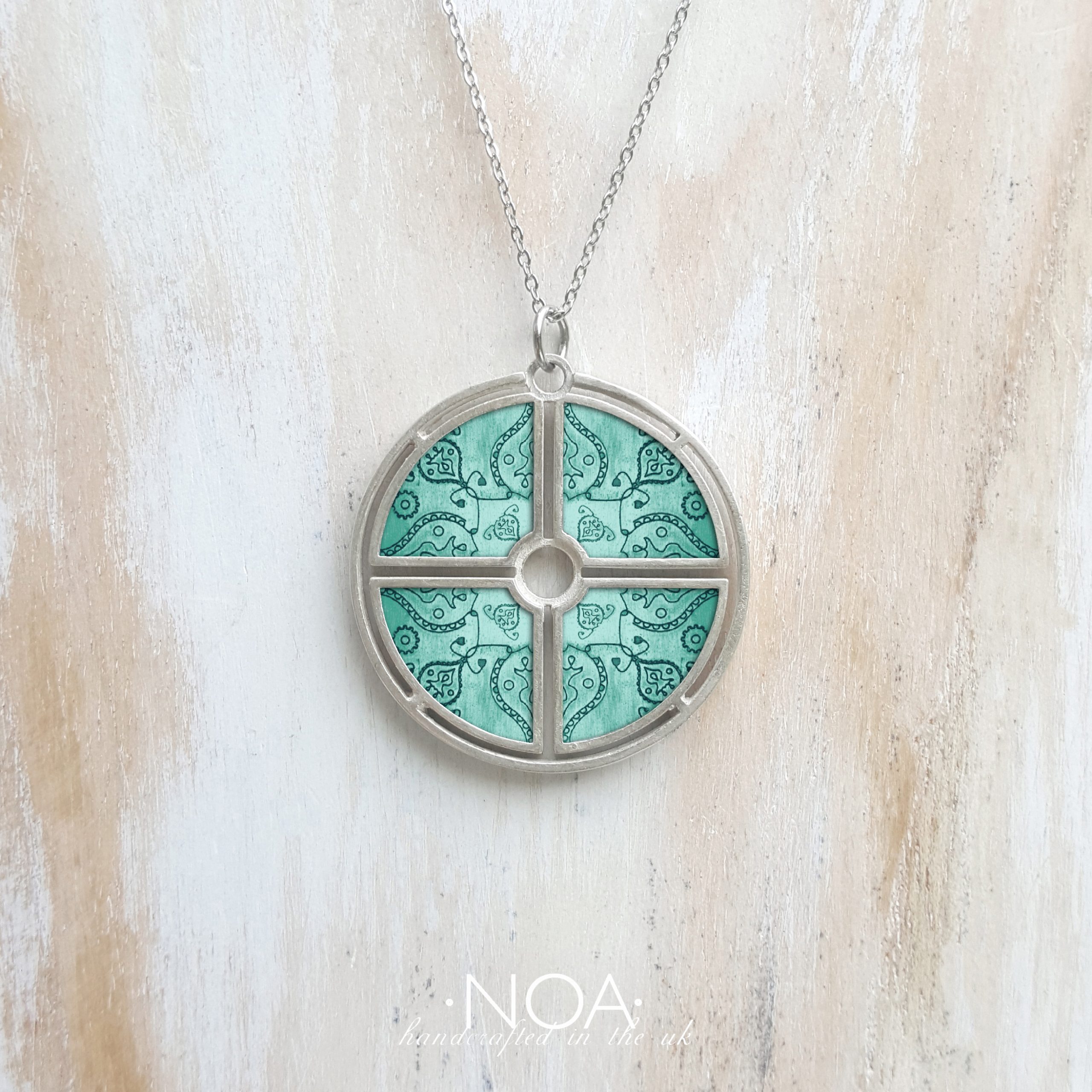 A167 (3) Aquamarine Pattern