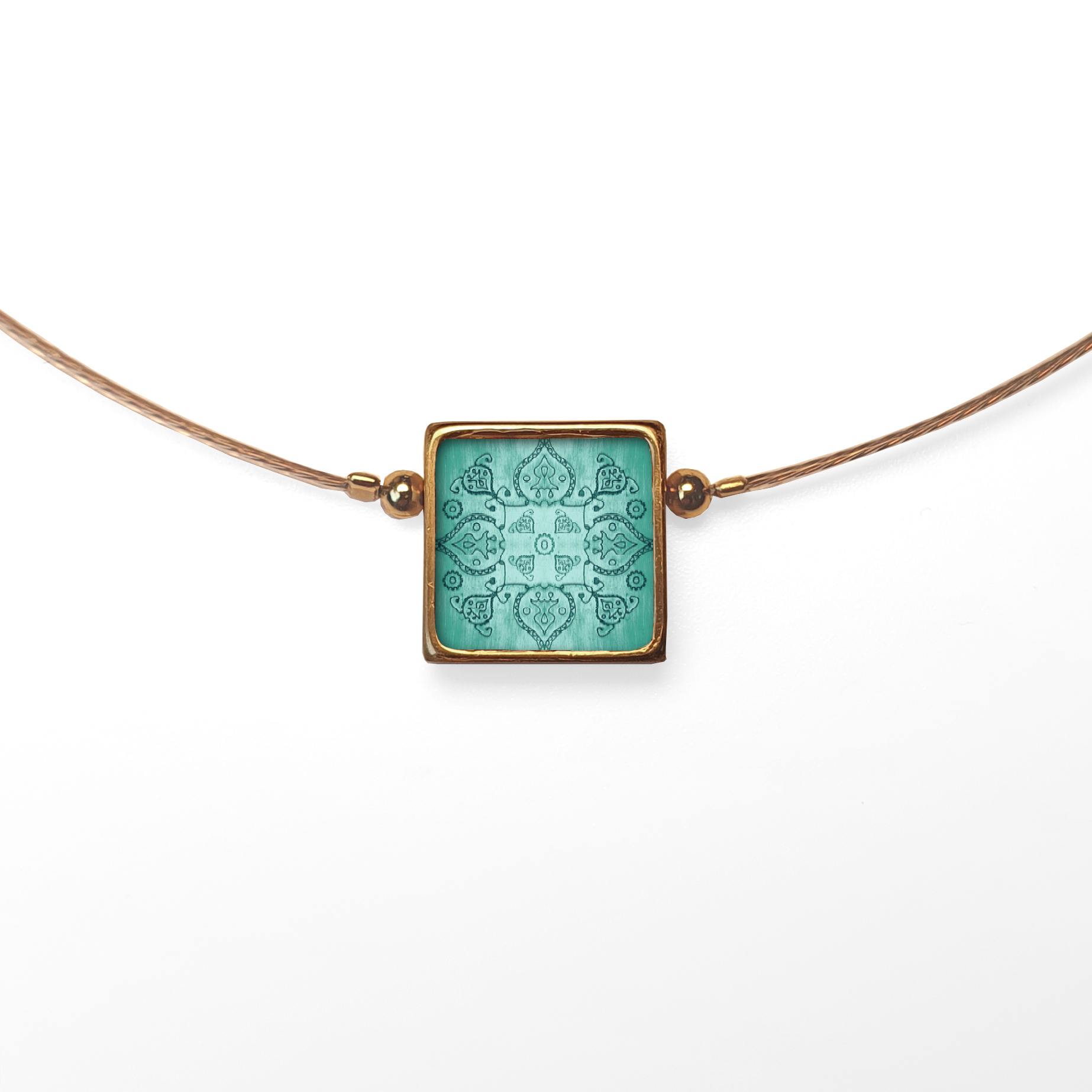 B101 (12) Aquamarine Pattern