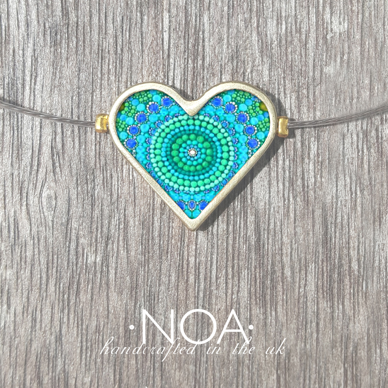 B104 (15) Turquoise Mandala
