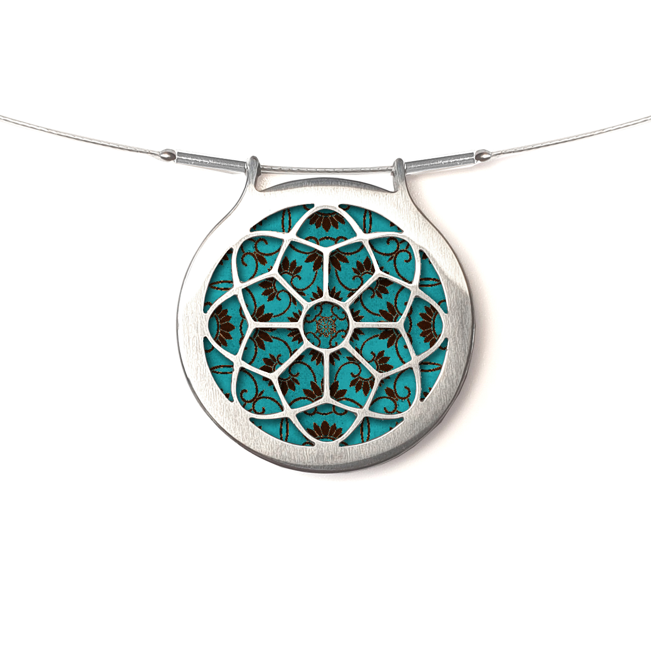 A147 (2) Turquoise & Black
