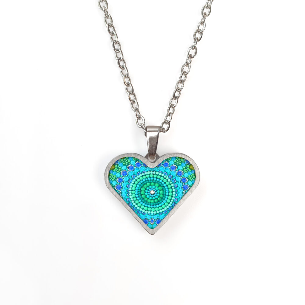 A169 (15) Green Mandala