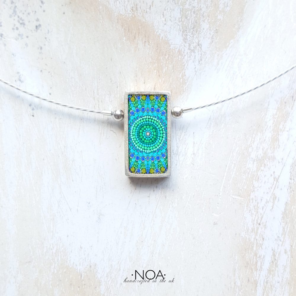 A108 (17) Turquoise Mandala