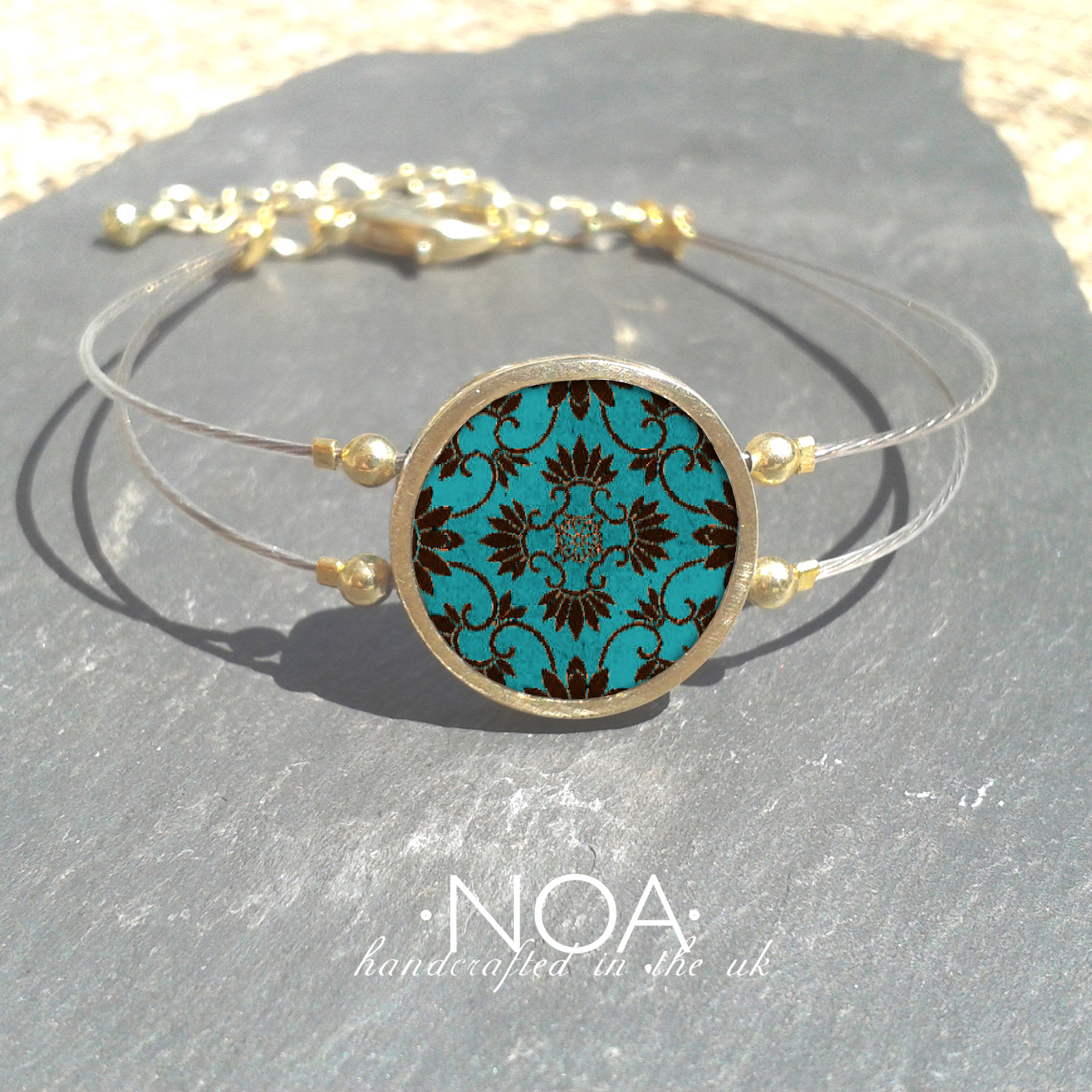 B151 (13) Turquoise & Black