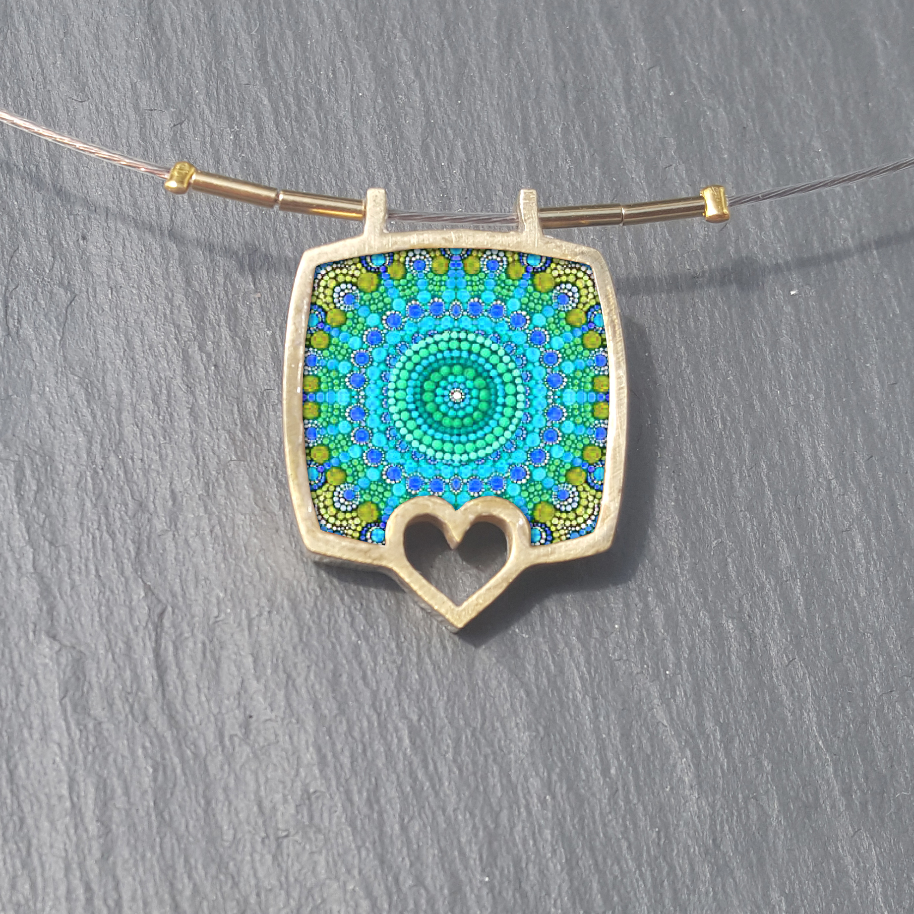B159 (9) Green Mandala
