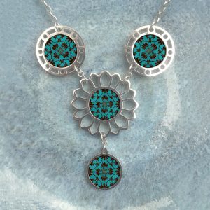ST324 (3) Turquoise & Black