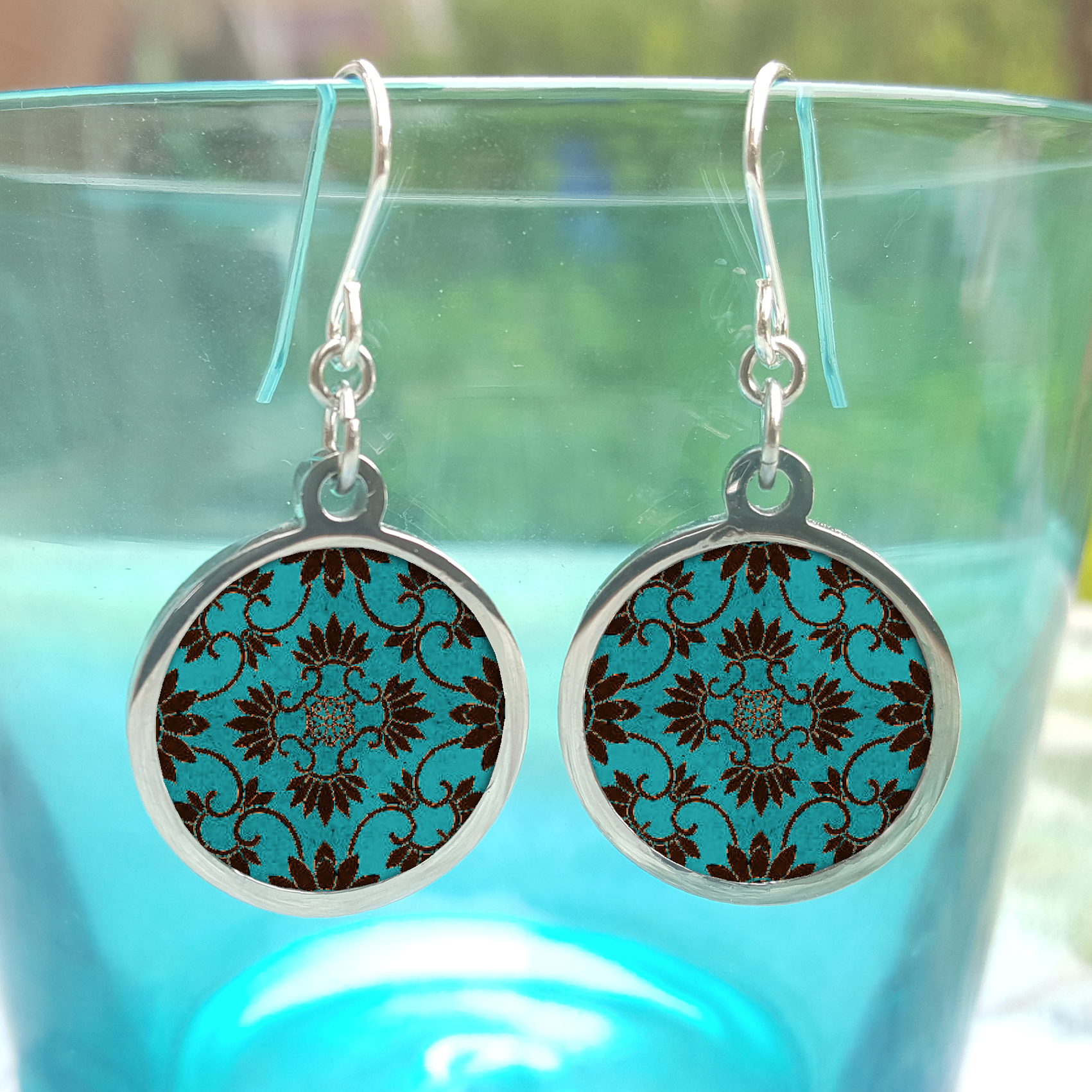 STE305 (11) Turquoise & Black