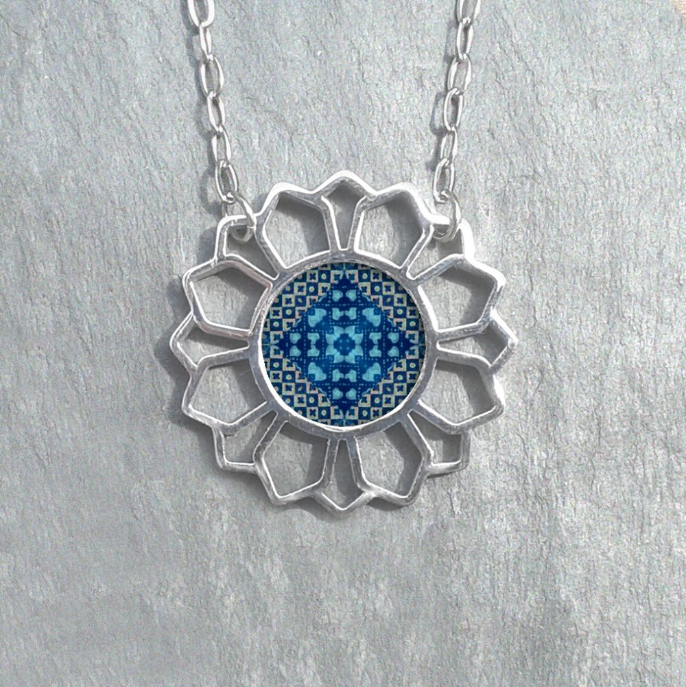 ST301 (34) Blue Pattern
