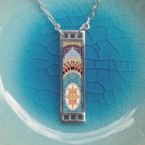 ST325 (7) Orange Flower Mosaic