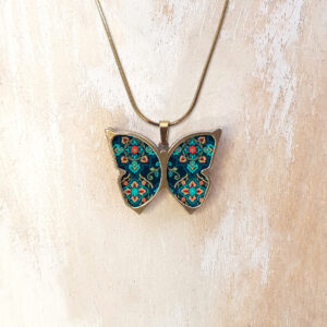 B133 (16) Turquoise & Orange