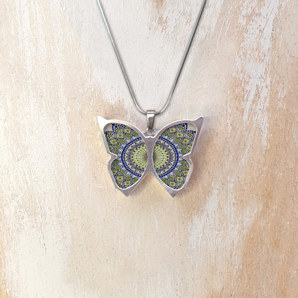 A133 (28) Blue & Green Mandala