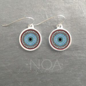 AE150 (49) Blue & Red Mandala