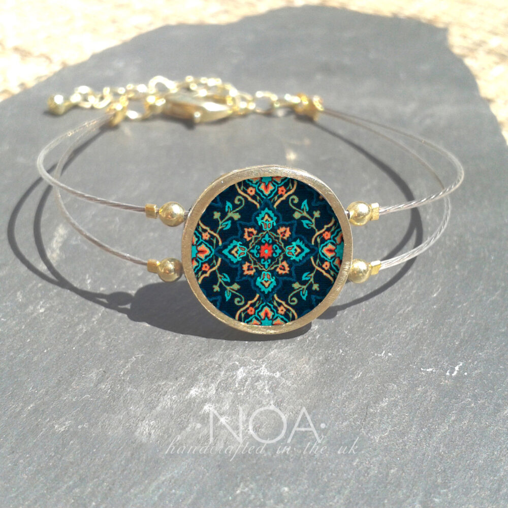 B151 (38) Turquoise & Orange