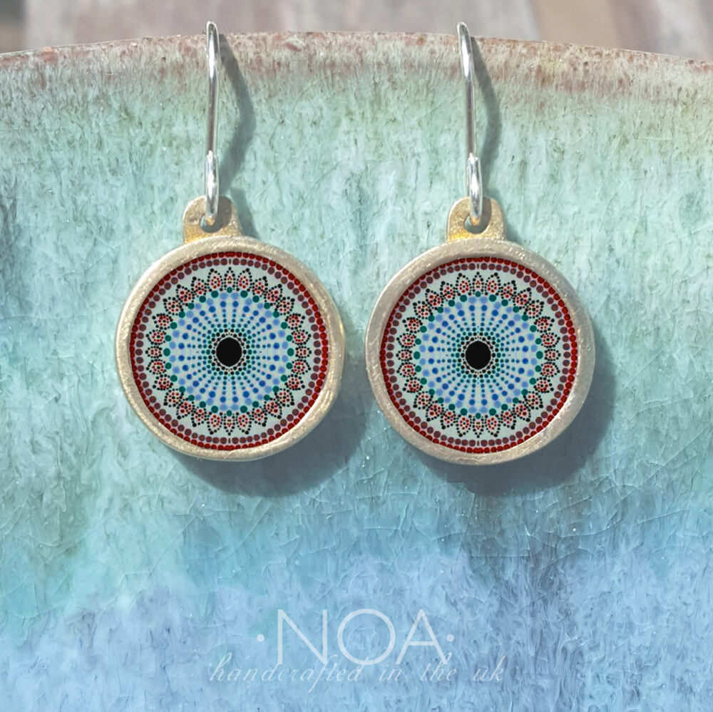 BE150 (49) Blue & Red Mandala