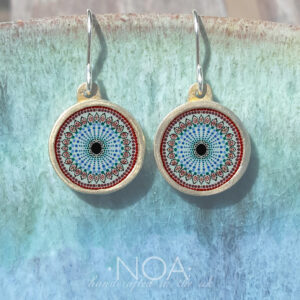 BE150 (49) Blue & Red Mandala
